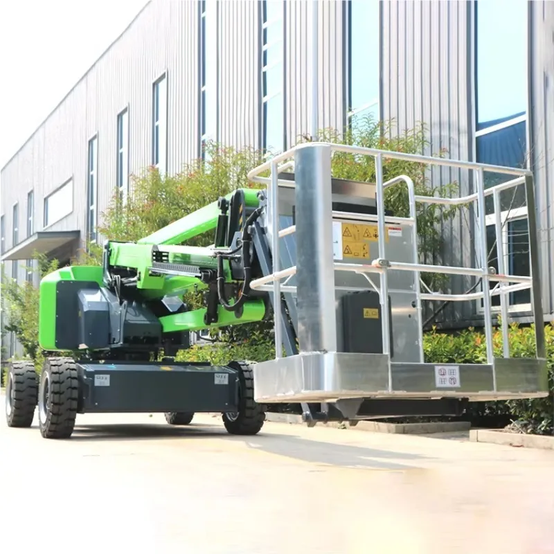 YG 16m 230kg Cherry Picker Truck Aerial Work Platform Lift Articulated Boom Lift