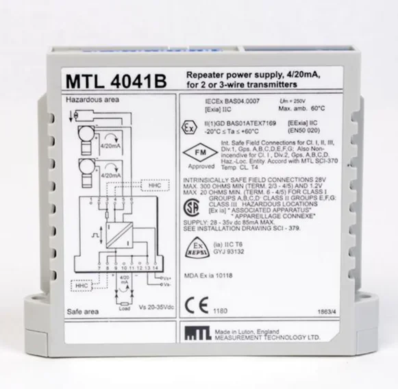 

2026MTL 4041B High-Accuracy Temperature Sensor | ±0.1°C Precision | IP69K/ATEX Certified | MTL ThermalSafe Pro