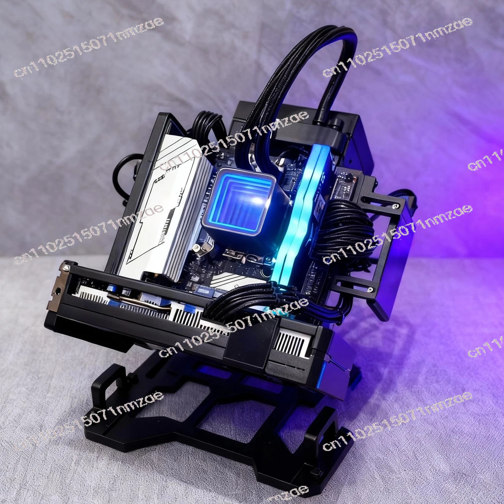 

A45 6061 Aluminum Alloy Black Cool Open Chassis DIY Gaming Computer Case Motherboard