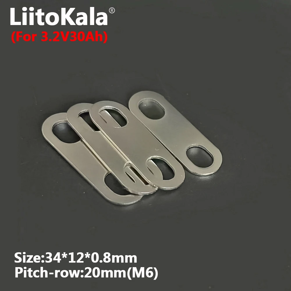 Copper BusBars Connector for LiitoKala 3.2V 30Ah lifepo4 Battery Assemble for 36V E-Bike and Uninterrupted Power Supply 12V