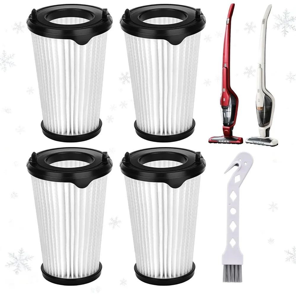

Комплект из 4 сменных фильтров для пылесосов Ergorapido Stick Vacuum EL65522 (стандартные и модели для уборки шерсти животных)