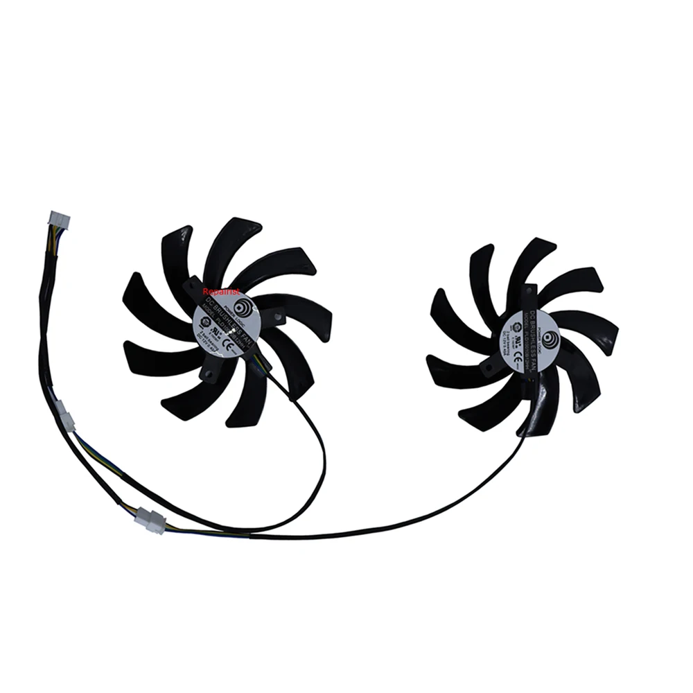 2Pcs/Set,GPU Cooler,Video Fan,PLD10010S12HH,For MSI GTX 1080 1070 1060 RX 480 580 570 470 GAMING,Replace PLD10010B12HH