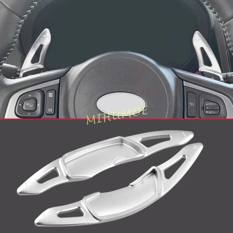 

Interior Steering Wheel Paddle Shifter Extension For Subaru Outback Forester XV Crosstrek Legacy Impreza BRZ Accessories Silver