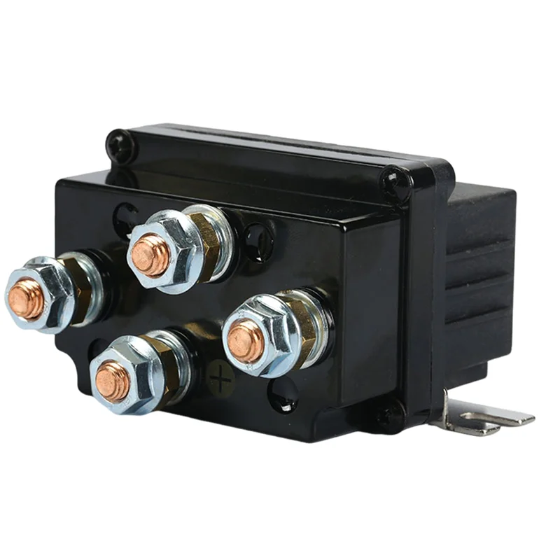 Contattore remoto per verricello universale in plastica 12V 500A Relè solenoide di controllo per verricello da 12000 libbre Recupero remoto wireless doppio