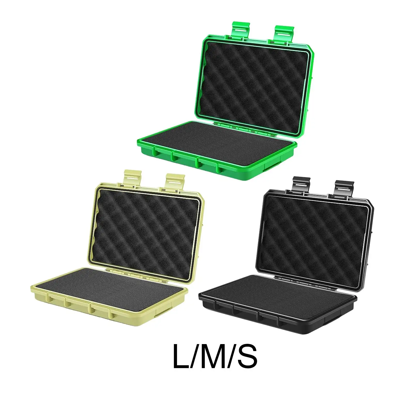 Hard Carrying Case with DIY Customizable Foam Universal Organizer Box Waterproof Carry Case for Hardware Parts Testing Equipment