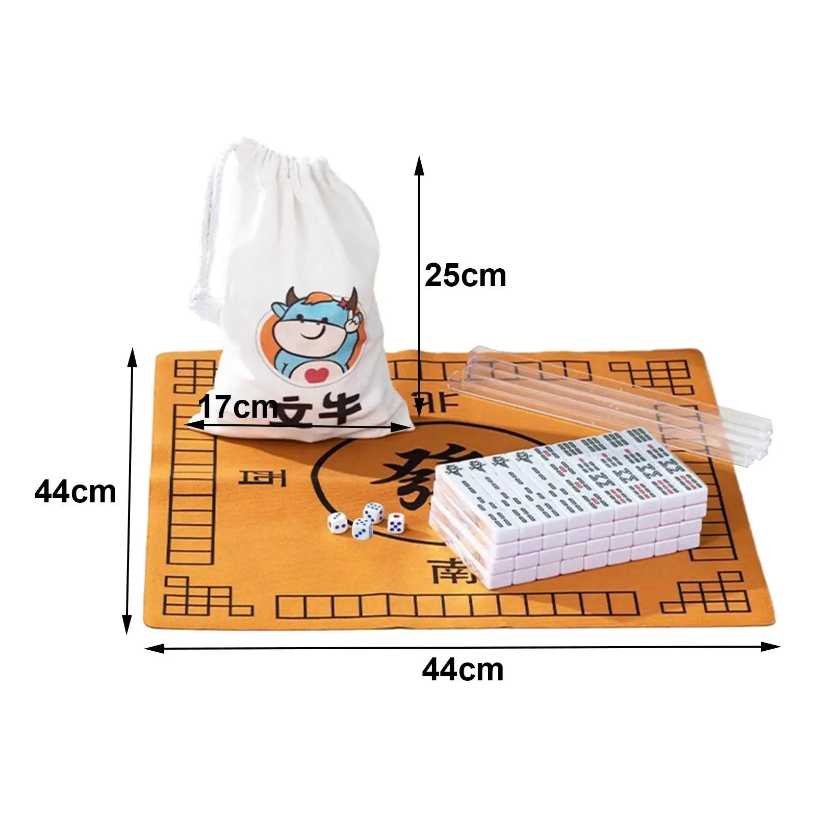 Mini Jeu De Mahjong Chinois Jeu De Mahjong De Voyage 144 Carreaux En
