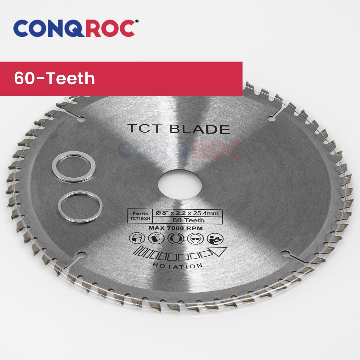 200X25.4Mm TCT ใบเลื่อยวงเดือน8-Inch ทังสเตนคาร์ไบด์ Tipped ตัดไม้ Disc