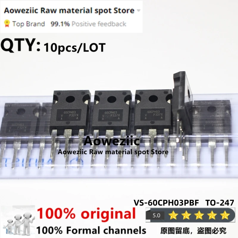 

Aoweziic 100% New Imported Original VS-60CPH03PBF 60CPH03PBF 60CPH03 TO-247 TO-247 Fast Recovery Diode 60A