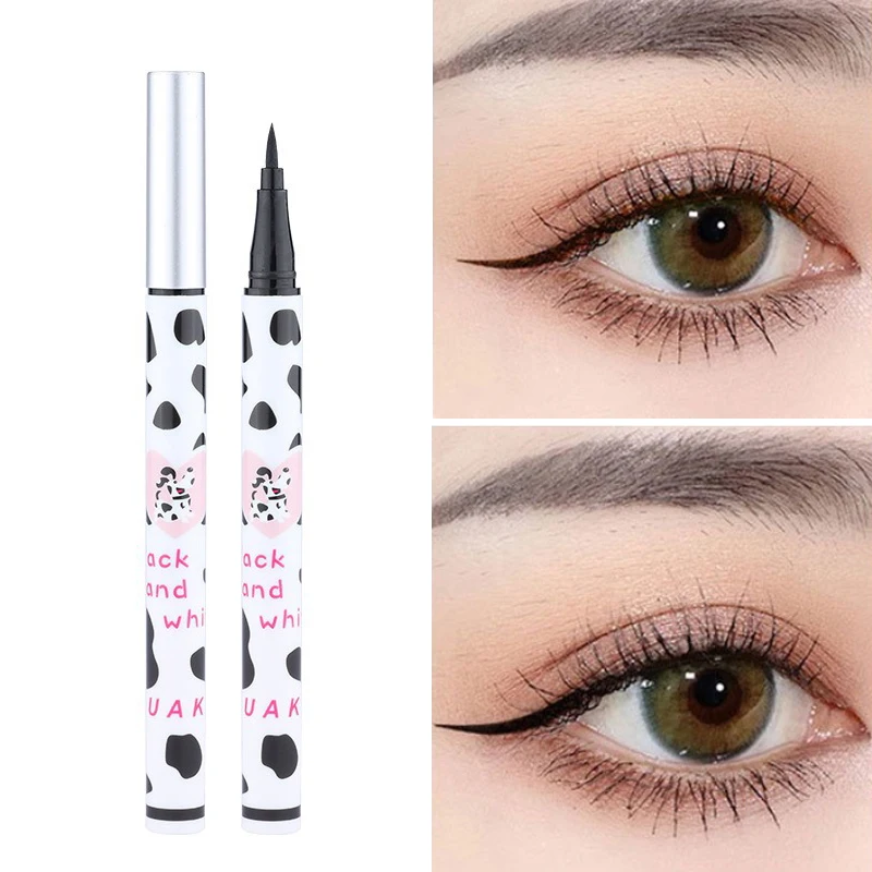 Delineador de ojos líquido suave para mujer, maquillaje ultradelgado, resistente al agua, secado rápido, larga duración, Pluma de pestañas inferiores, herramienta cosmética