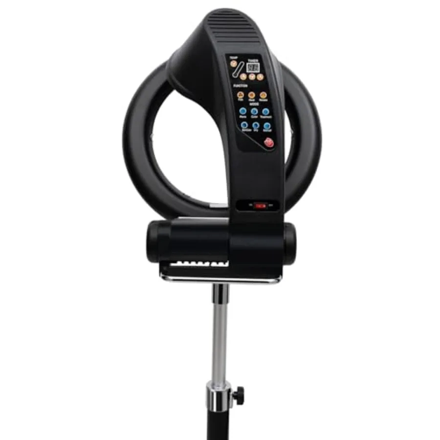 مجفف شعر 1200 وات بتقنية الأشعة تحت الحمراء للصالون والاستخدام المنزلي، 6 أوضاع قابلة للتعديل، تسخين فعال 360 درجة، ارتفاع قابل للتعديل #3