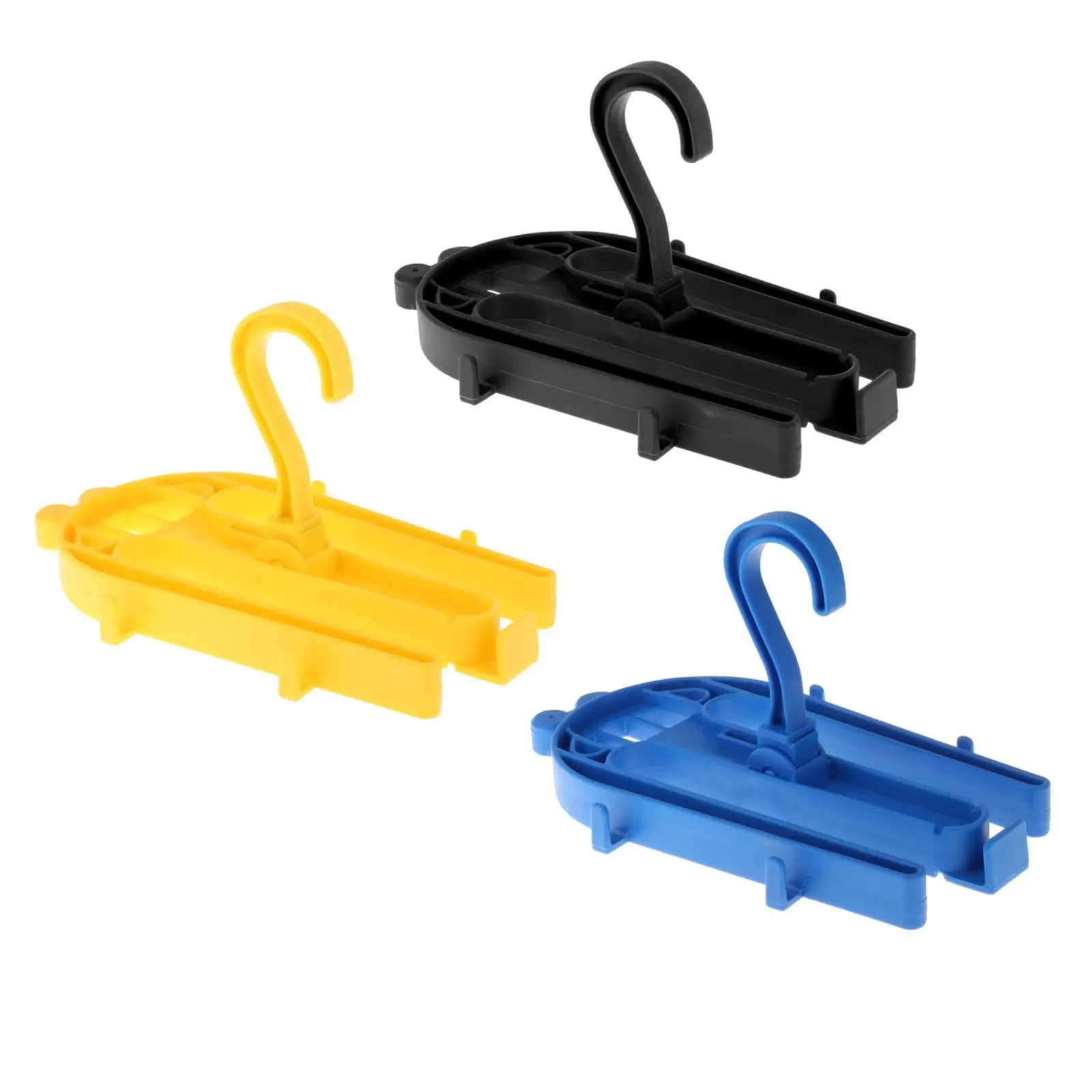 Wetsuit Hanger Drysuit Hanger Regulator Storage Hanging Rack with Swivel Hook Drying Hanger for Scuba Diving Accessory