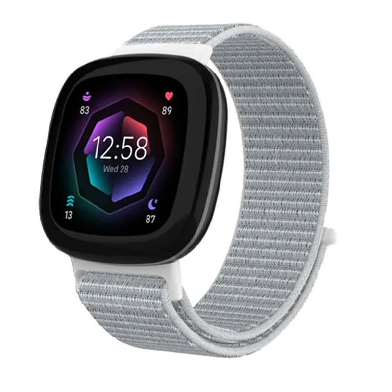 لينة النايلون حلقة حزام ل Fitbit العكس 4/3 الرياضة تنفس مريحة دائم سوار Fitbit تحسس 2/Sense Correa اكسسوارات