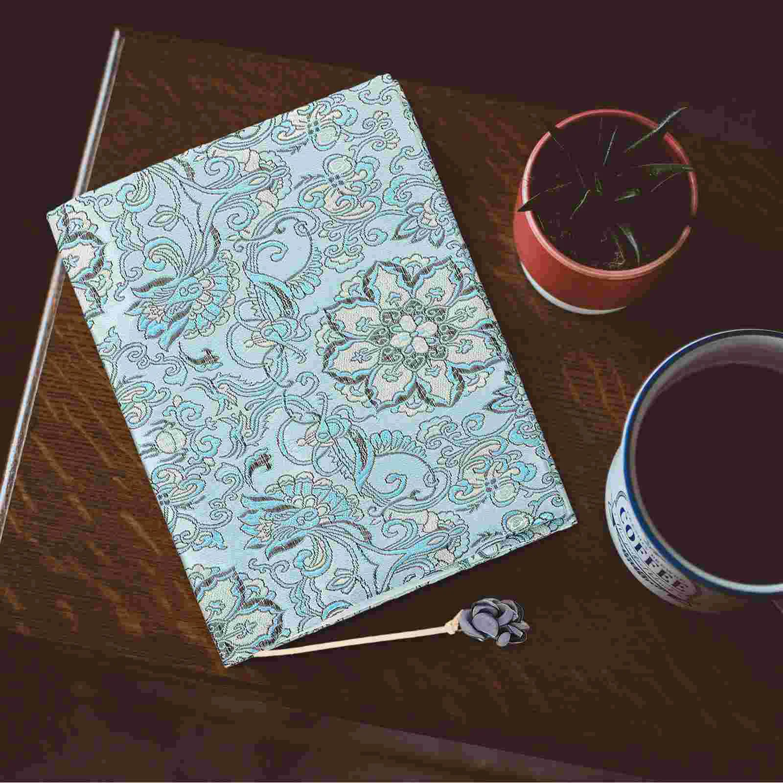 Exotic Handmade Cloth Book Cover Notebook Fabric A5 Adjustable Protector Textbooks Pouch Diary Covers Decorative Student