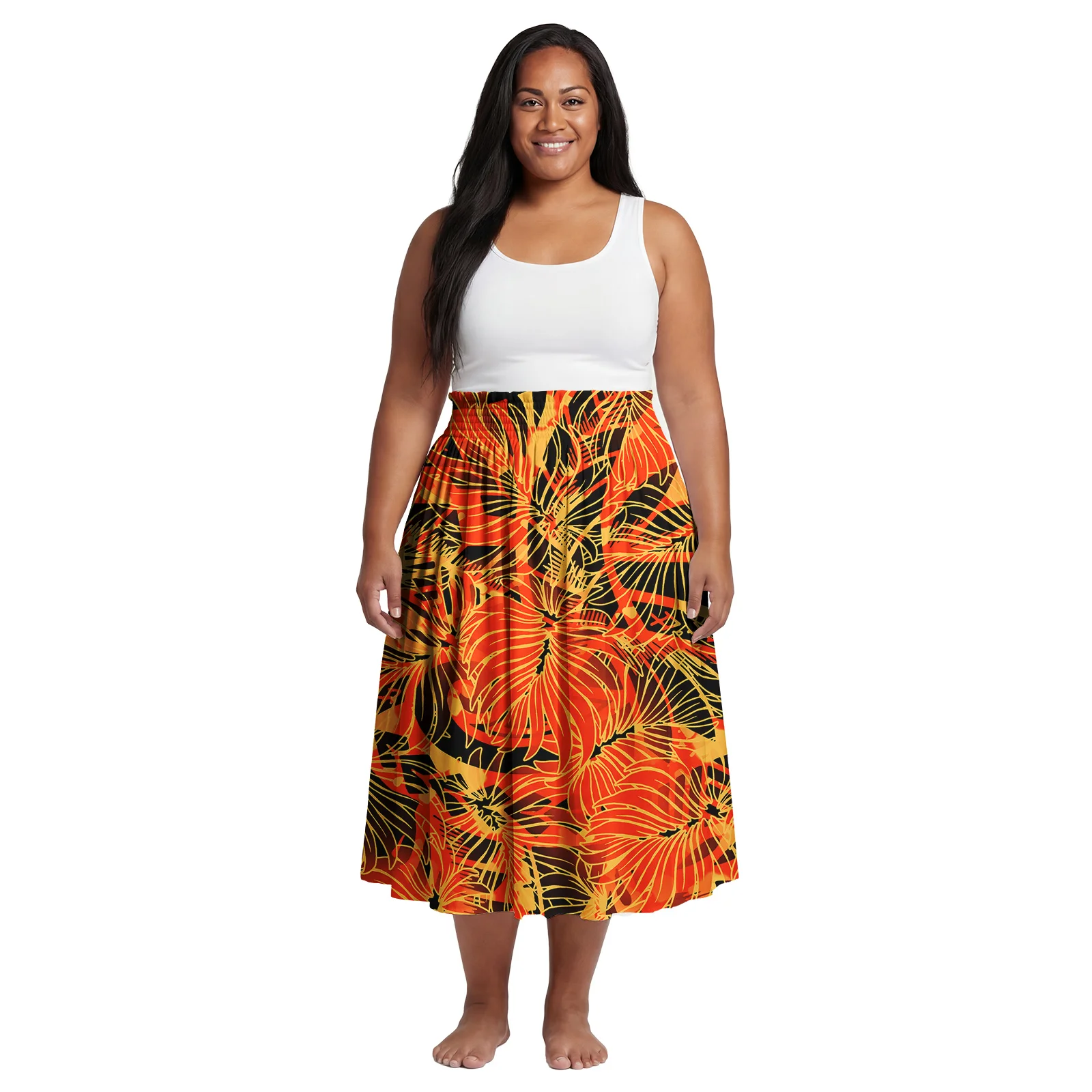 فستان ميدي ممتاز بطباعة زهور و - مراجعة Midi Skirt Floral وسعره