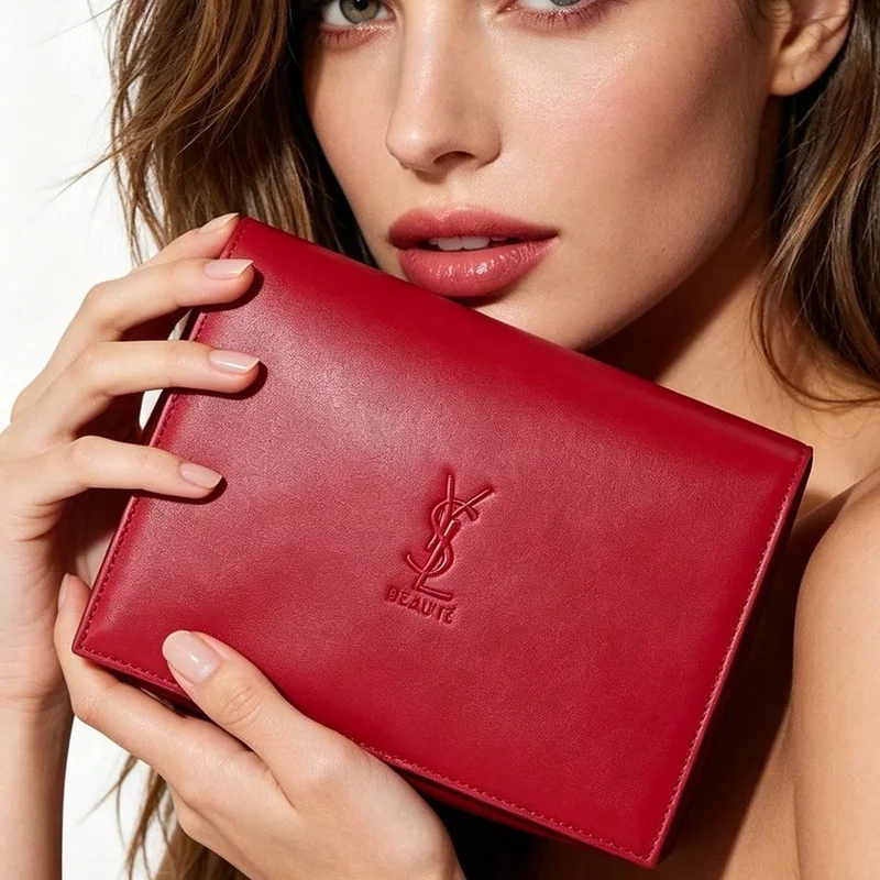 Sac de voyage élégant en cuir  - Ysl Beauty Makeup Bag avis et prix
