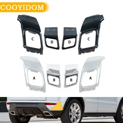 Staart Stalen Auto Achterbumper Staart Keel Uitlaatpijp Trim Voor Land Rover Range Rover Evoque 2010 2011 2012-2018 LR049368 LR049367