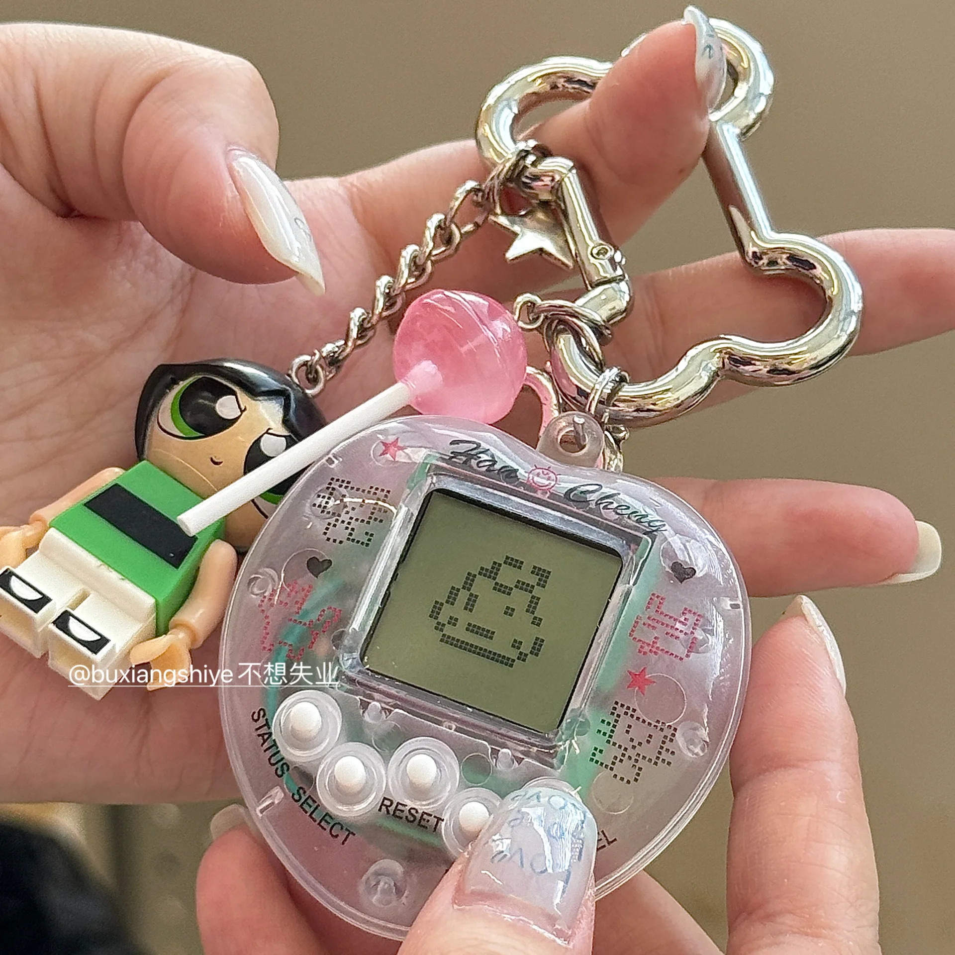 

New Bag Keychain Cute Cartoon Motorcycle Personality Fashionable Bag Hanging Decoration Car Keychain In Stock