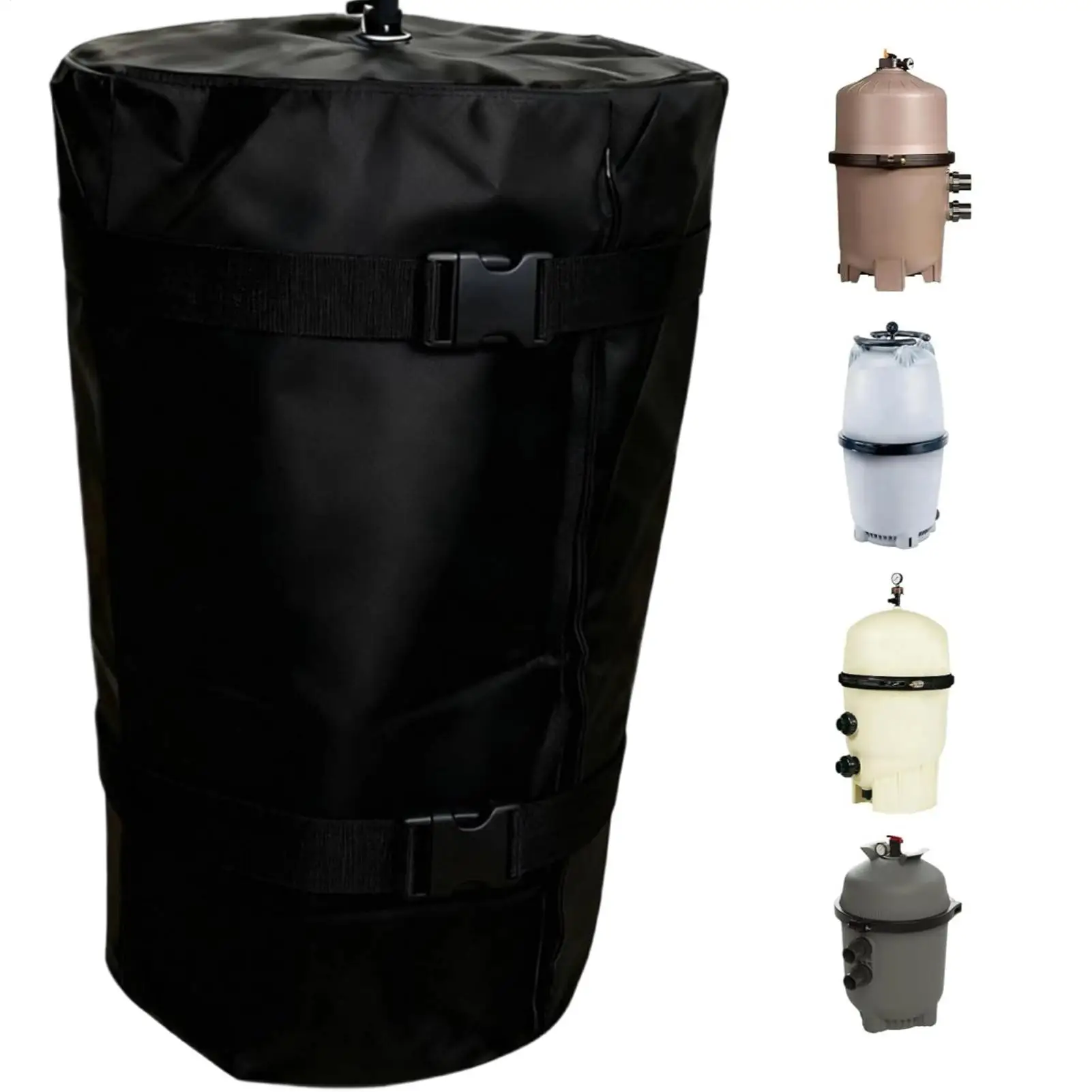Winter Pool Filter Cover Heavy Duty Weather-Resistant Protective Replacement Pool Filter Cover for Home Hotel Resort Commercial
