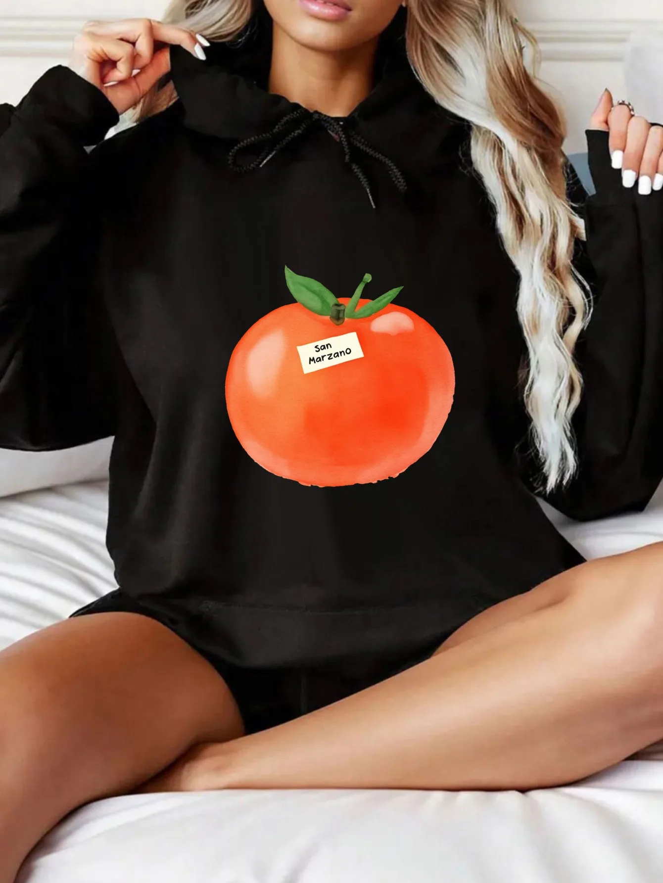 

Забавные томатные графические принты, осенние и зимние хлопковые толстовки для мужчин и женщин, бренд для тренировок на открытом воздухе, уличных видов спорта