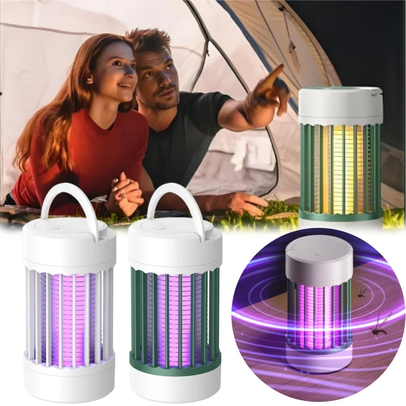 

USB-зарядка, лампа от комаров, 5 В, электрический шок, защита от насекомых, лампа от комаров, УФ-свет для спальни, кемпинга, антимоскитная ловушка