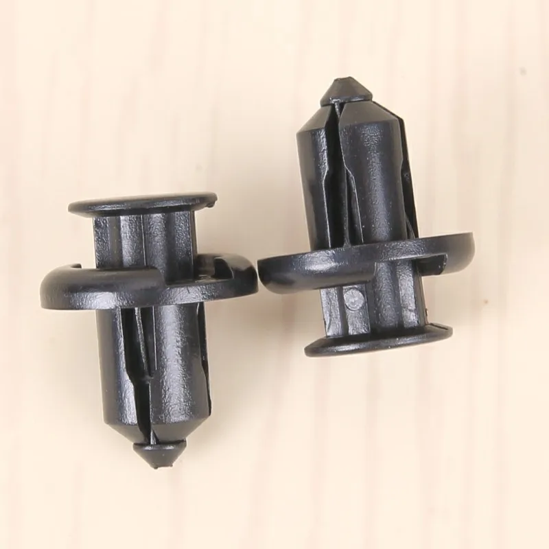 

500x Plastic Push-Type Bumper Fender Moulding Clips 10mm Retainer Fastener Rivet Door Panel Fender Liner For Honda Civic Accord
