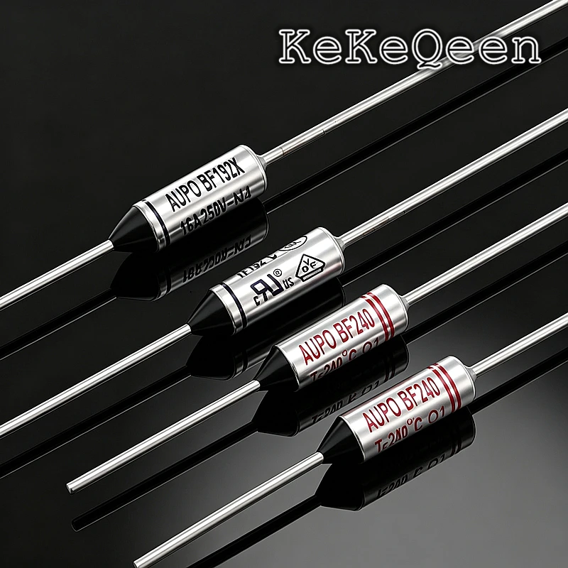 100pcs BF192 10A 250V BF92-I 125V Temperature Fuse BF192X 16A 250V BF73 - BF257 Degrees TF 192 Degc RY192 Original Authentic