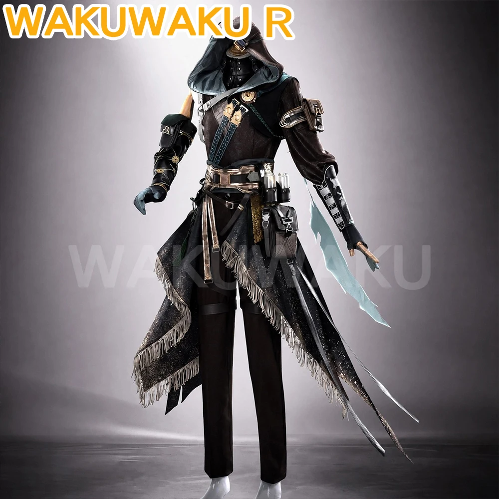 AUF LAGER Jingran Cosplay Kostüm Spiel Wuthering Waves【S-2XL】WakuWaku Herren Halloween Anzug Jingran Cosplay Requisite Leicht Übergröße