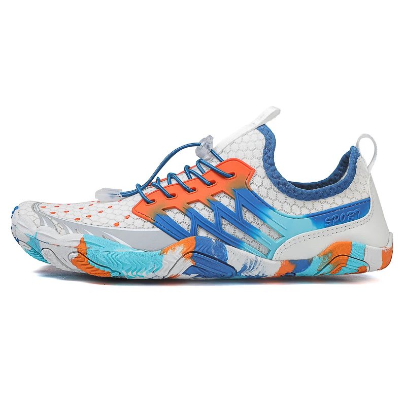 Elastic Band Wading Shoes Men Size 35-46 Multifunction Breathable Barefoot Shoes Women Non-Slip Outdoor Rock Climbing Shoes Man