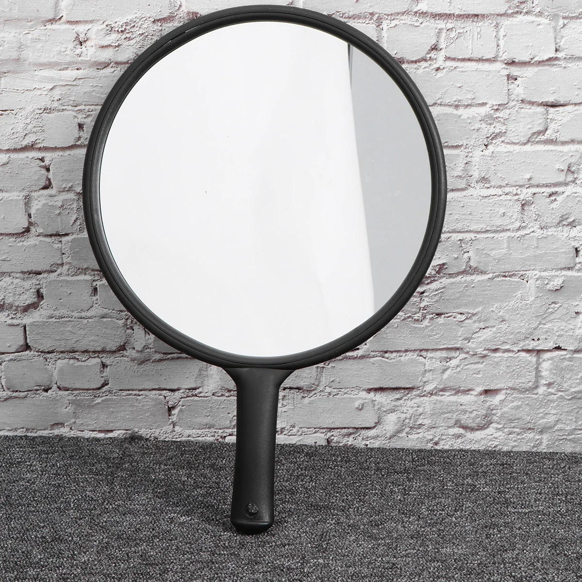 1Pcs Portable Makeup Mirror Handheld Round Mirror Clear Single Side Reflection Compact Design Fits in Purse Or Bag