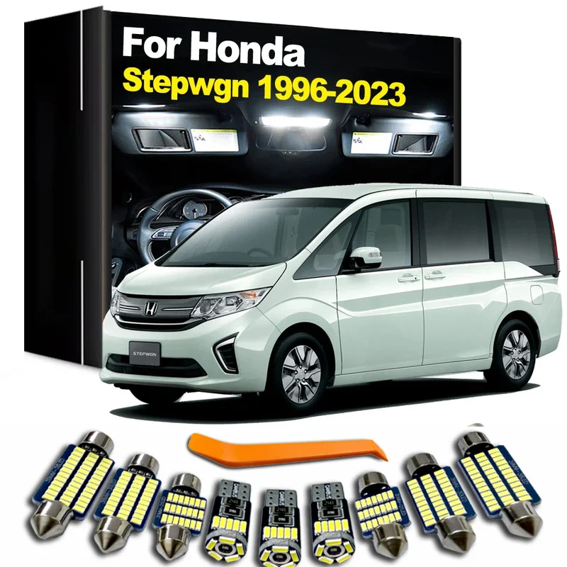 LED Interior Light Kit For Honda Stepwgn RG RK RP 1996- 2017 2018 2019 2020 2021 2022 2023 Number Plate Bulb Accessories