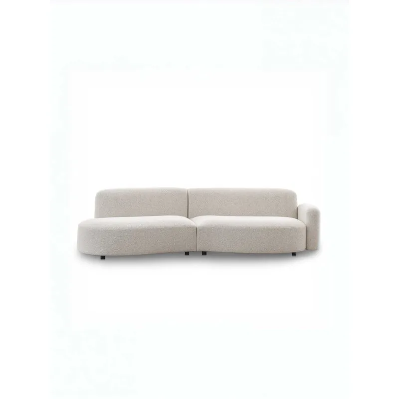 Curved sofa art wabi-sabi style Japanese style module combination