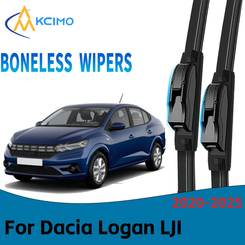 

Durable Windshield Wipers Direct Replacement for Dacia Logan LJI 2020-2025 Easy to Install Set of Front Wiper Blades