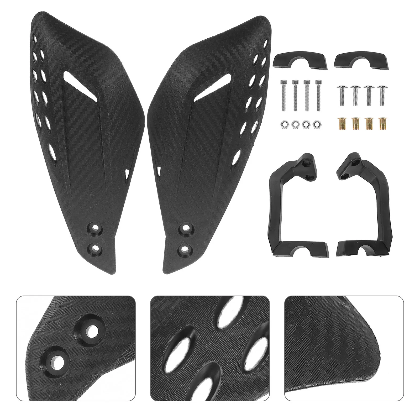 

2Pcs Stylish Motorcycle Hand Guards High-Strength Material Protection Against Wind Sand Rocks for Motorbike Accessory
