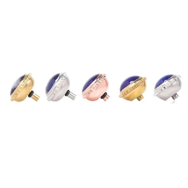 New All-Steel Blue Balloon Long Tube Short Tube Head Handle Crown Movement Watch Time Adjustment Button Button Combination Parts