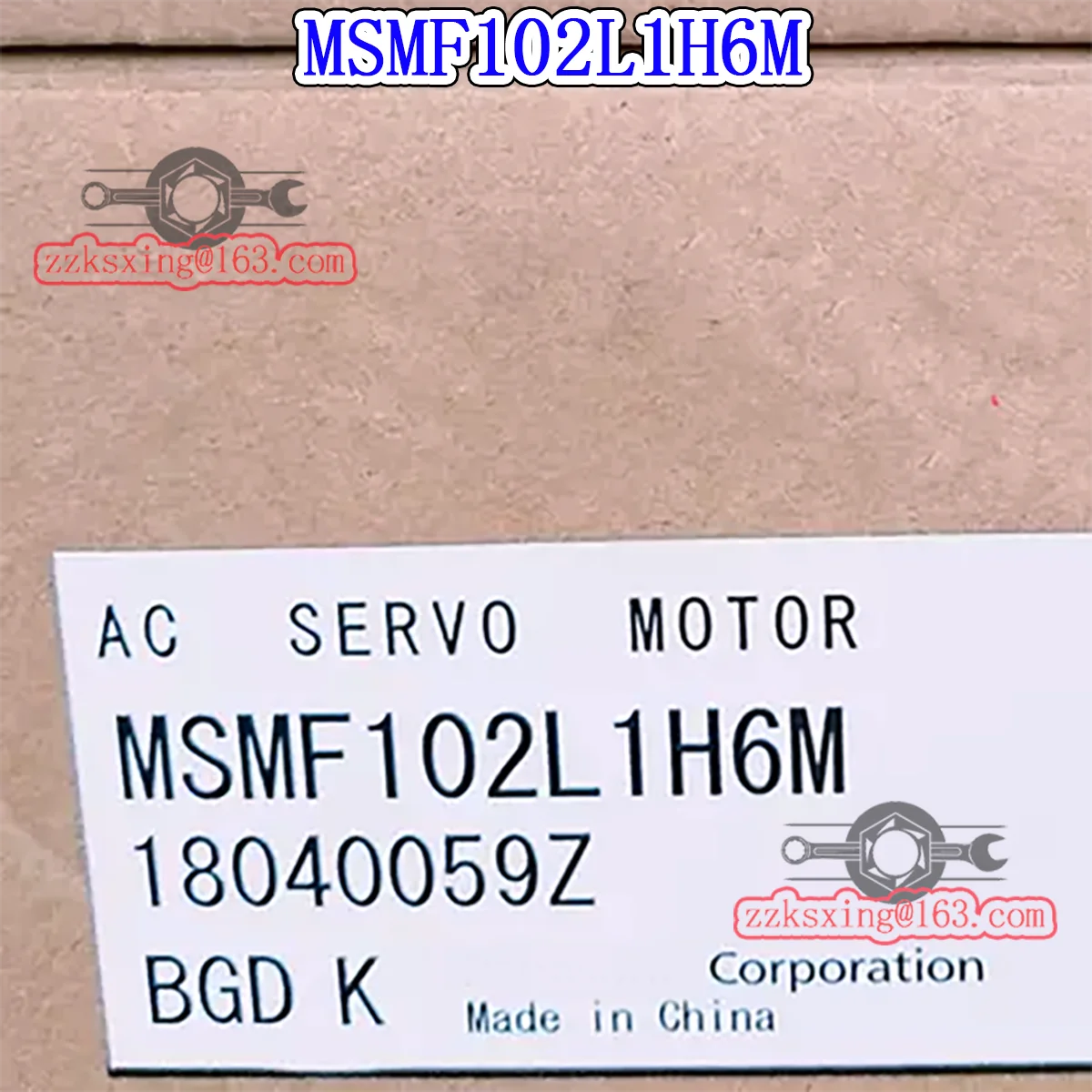 Brand New MSMF102L1H6M Original In Box AC Servo Motor Fast Shipping