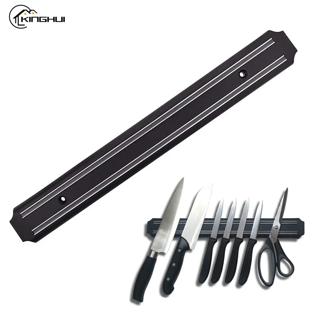 33cm Magnetic Knife Holder Metal Knife Storage Rack Wall Mount Chef Rack Strip Utensil Home Magnet Multi-purpose Kitchen Tool