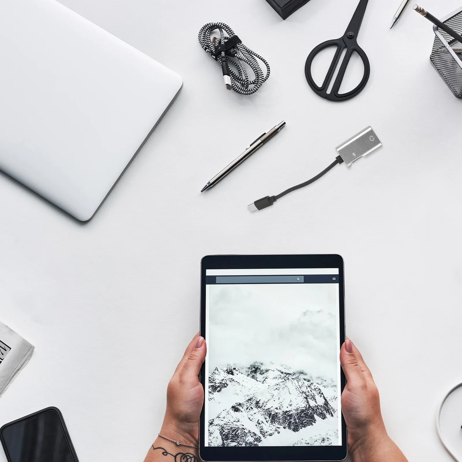 

Usb C To 3.5Mm Audio Adapter Lightweight Portable Compatible With Laptop Phone Aux Splitter Usb Audio Interface For