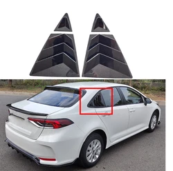 Fit For Toyota Corolla Sedan 2019 2020 2021 2022 2023  Rear Side Vent Window Scoop Louver Trim Cover Auto Accessories