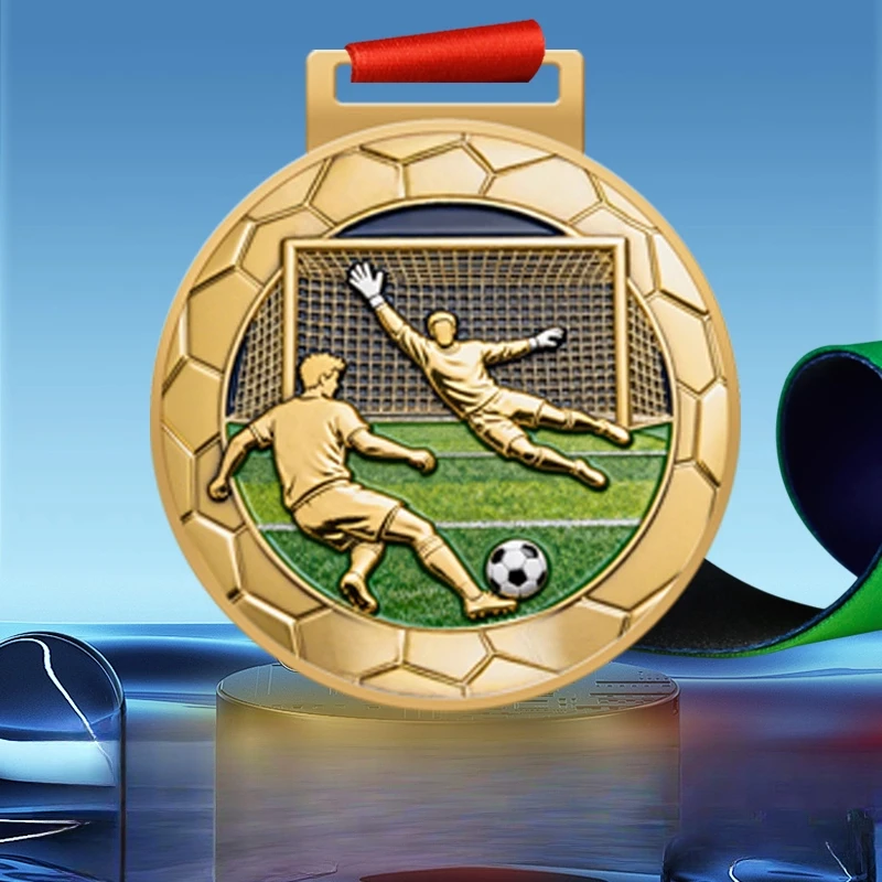 

The recent universal MEDALS for football matches include gold, silver and bronze MEDALS for goalkeepers