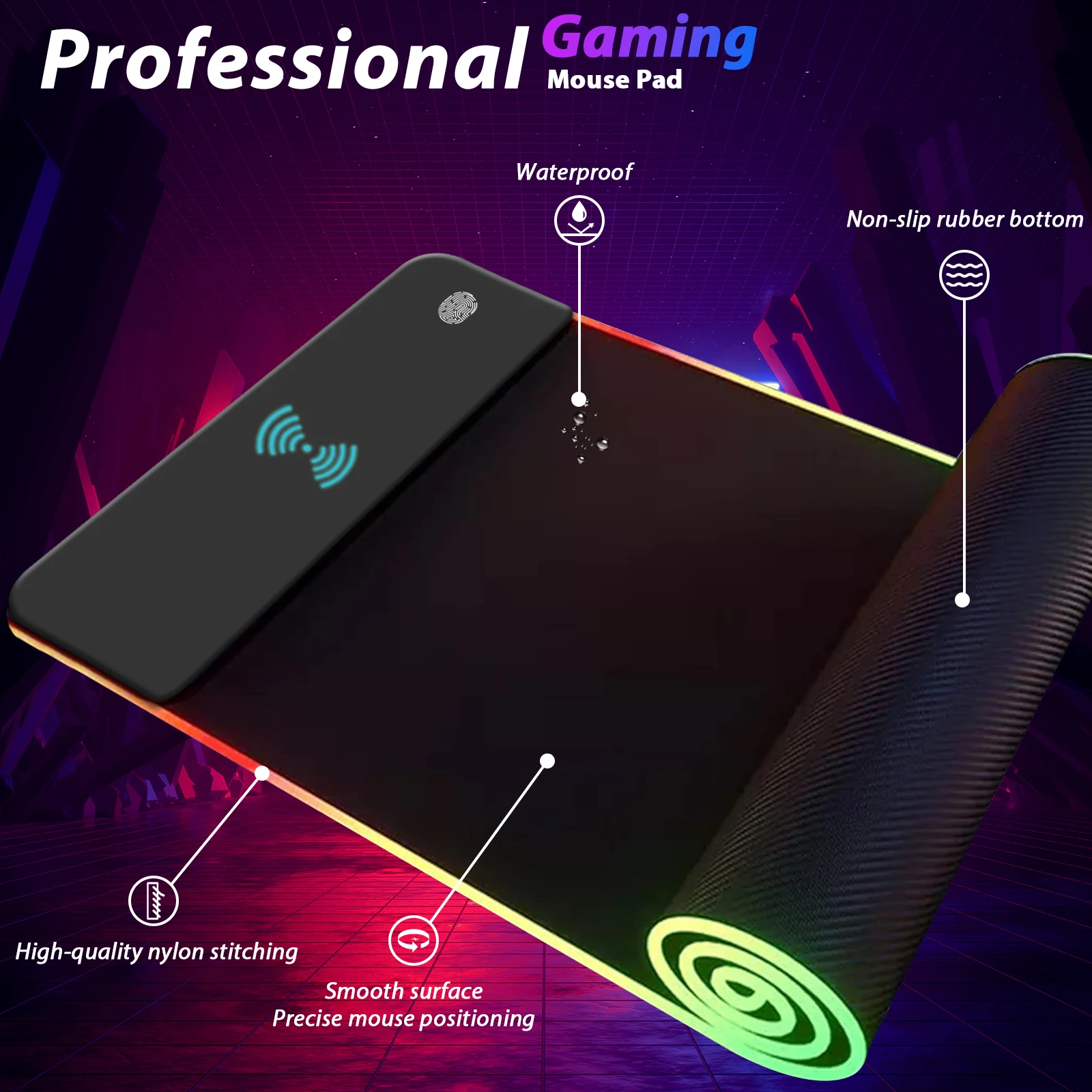 RGB Gaming Mouse Pad with Wire - Rgb Mousepad 评论和价格