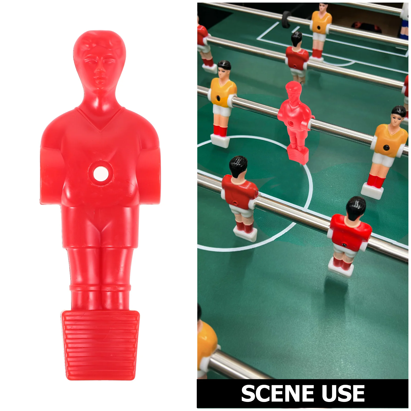 

8Pcs Foosball Table Soccer Players Set Arm Figures Replacement Parts Football Accessories Desktop Multiplayer Game Home Office
