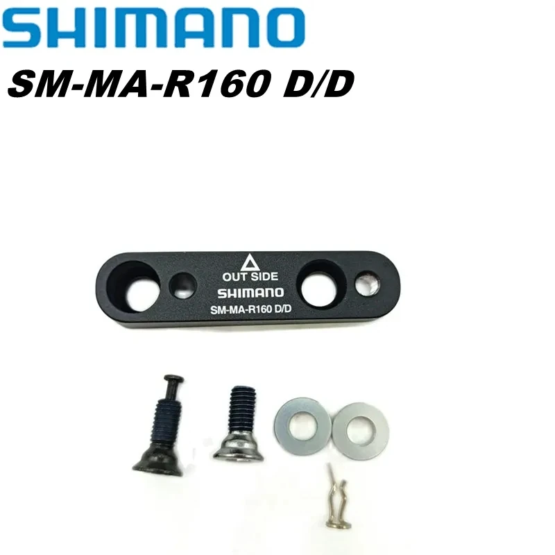 Original Shimano SM-MA-R160 D/D Disc Brake Adapter SM MA R160 D/D Road Bike Flat Mount Disc Brake Rear 160mm Adapter