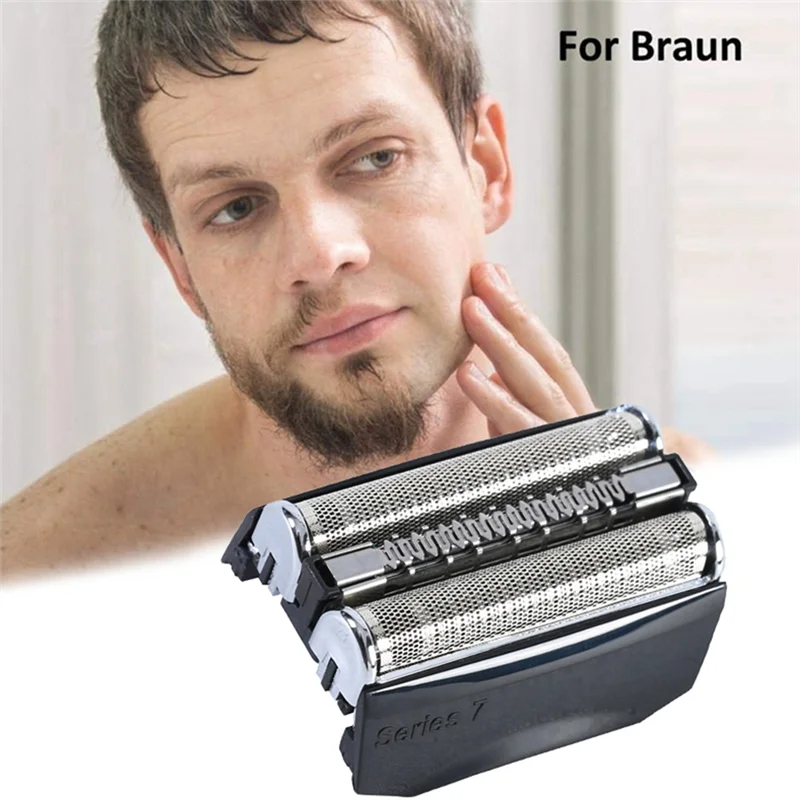 Cabeça de barbeador de substituição popular para Braun Série 7 70B Folha de barbear e cortador 720 720S-3 720S-4 720S-5 730 Cabeças de barbeador elétrico