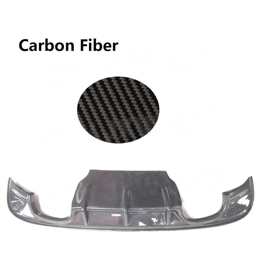 Carbon Fiber/ FRP Rear Bumper Lip Diffuser For Jaguar XE Sedan 4-Door 2015 - 2017 Car Bumper Apron Guard Plate Body Kits