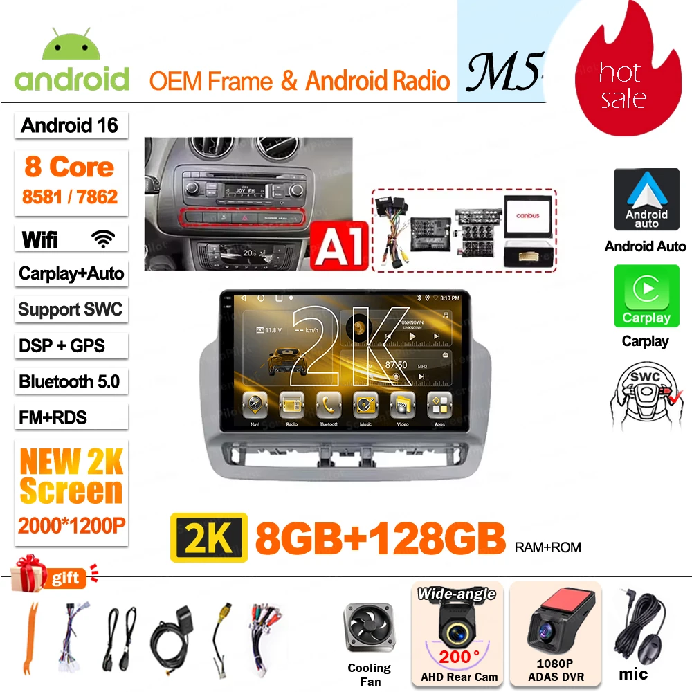 Android 16 For SEAT Ibiza 6J IV 4 2008 - 2015 Multimedia Video Player Car Radio Player Auto Stereo CarPlay Mirror Link DVD QLED image 3