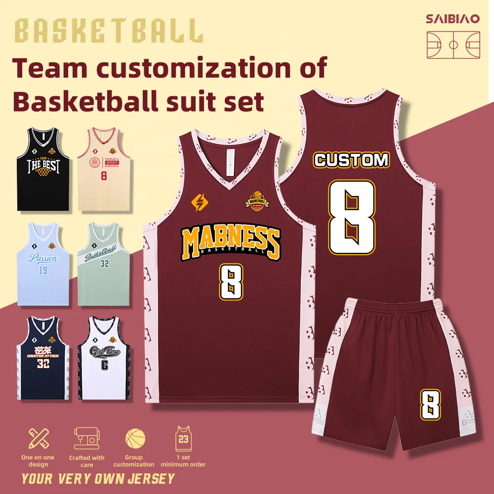 Adult Basketball Jersey Customize Boy Girl Quick-drying Training Uniform Man Shirt Sportswear Tracksuit women Sport Suit Clothes