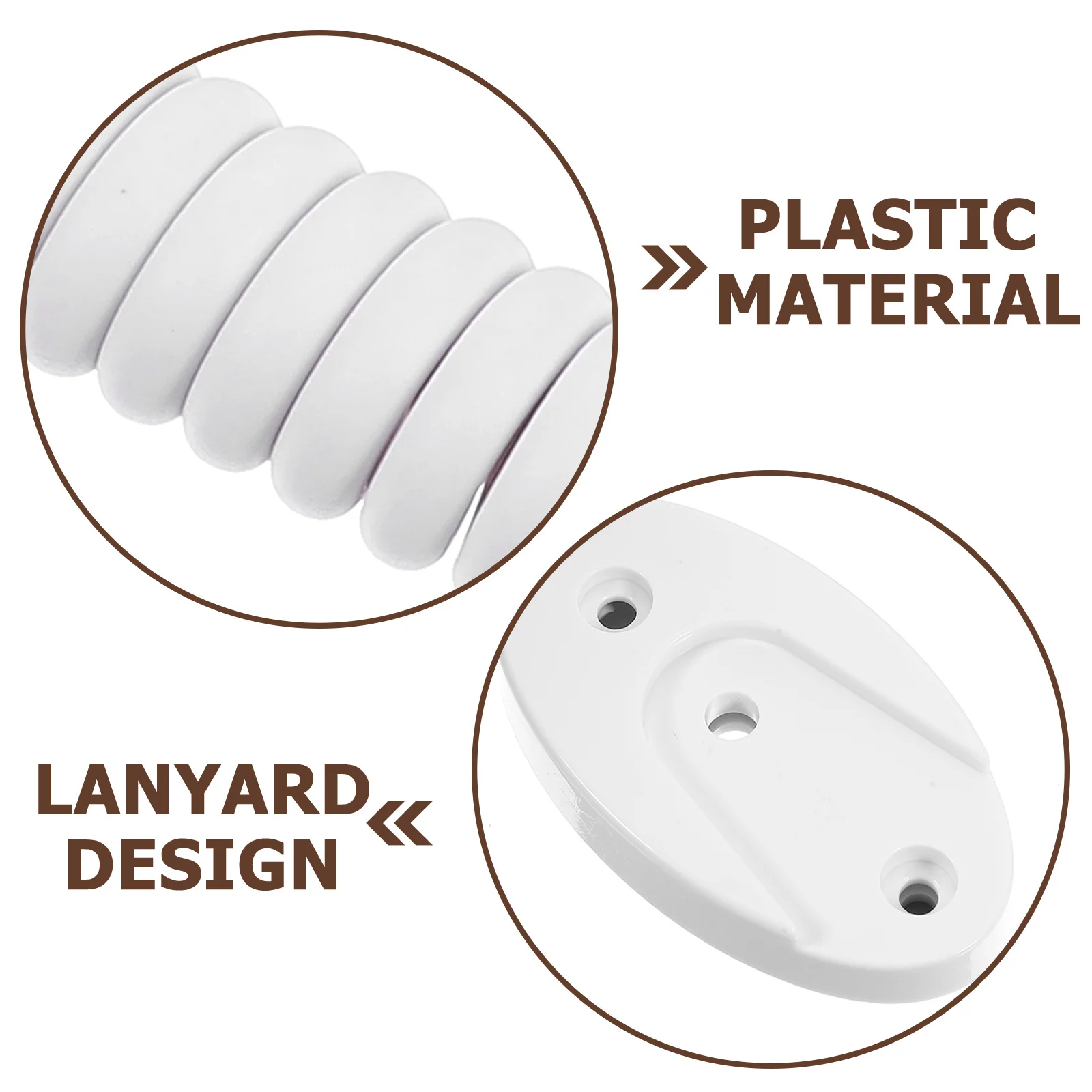 

2pcs Anti-Lost Rope Hook Remote Control Tether Compact For Dvd Tablet Home Hotel Use Cable Remote Holder