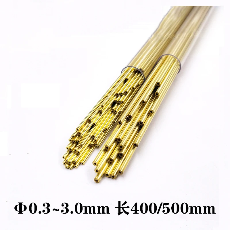 EDM Drilling Electrodes Single-Channel Brass Copper Tube