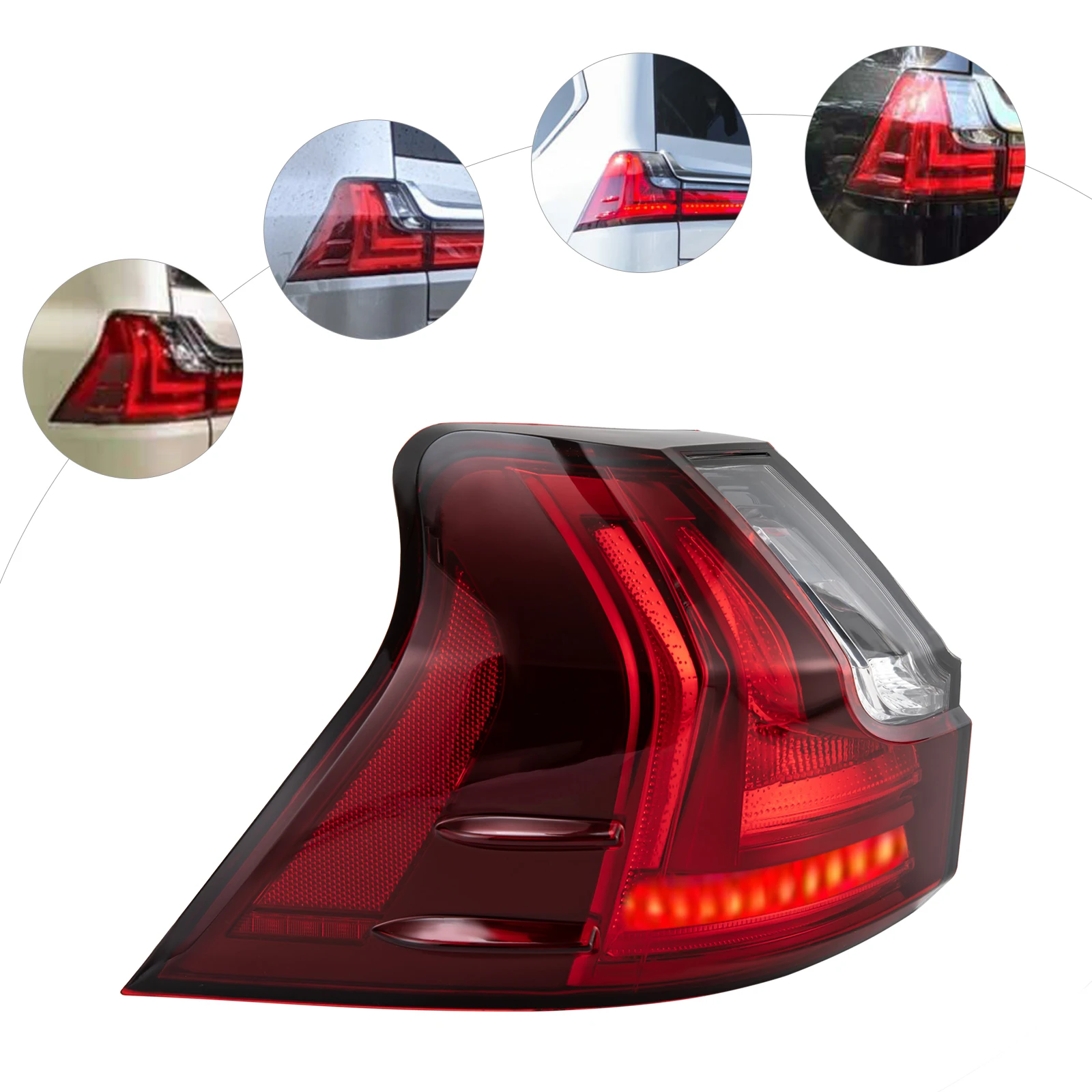 

[Left Side OR Right Side] LED Red Tail Light Outer Rear Lamp For 2016 2017 2018 2019 2020 2021 Lexus LX570 OEM 6575376878