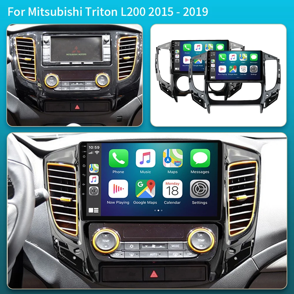 Android 16 Carplay For Mitsubishi Pajero Sport 3 L200 5 Triton 3 2015 2016 2017 2018 2019 Car Radio GPS Multimedia Video Player